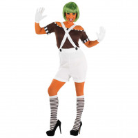 Womens Sexy Chocolate Factory Worker with Shorts Costume