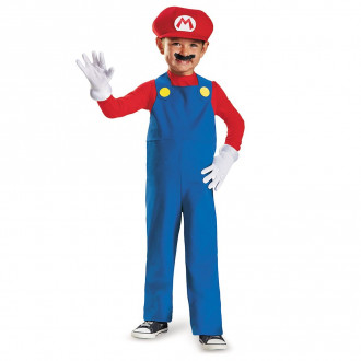 Kids Super Mario Bros Mario Toddler Costume 