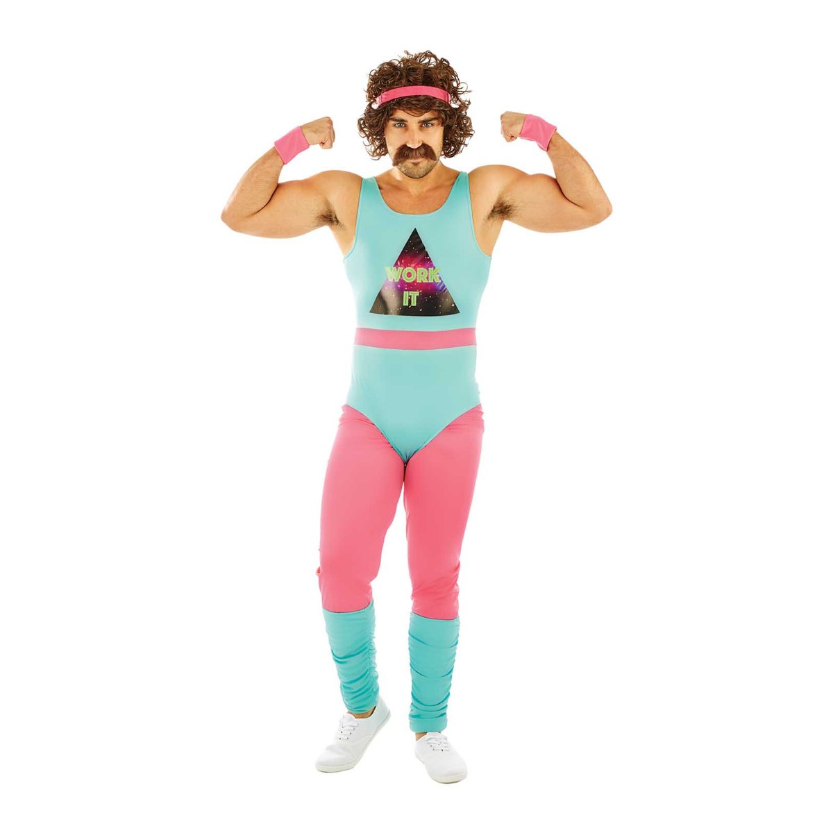 Men's 80s Fitness Instructor Costume