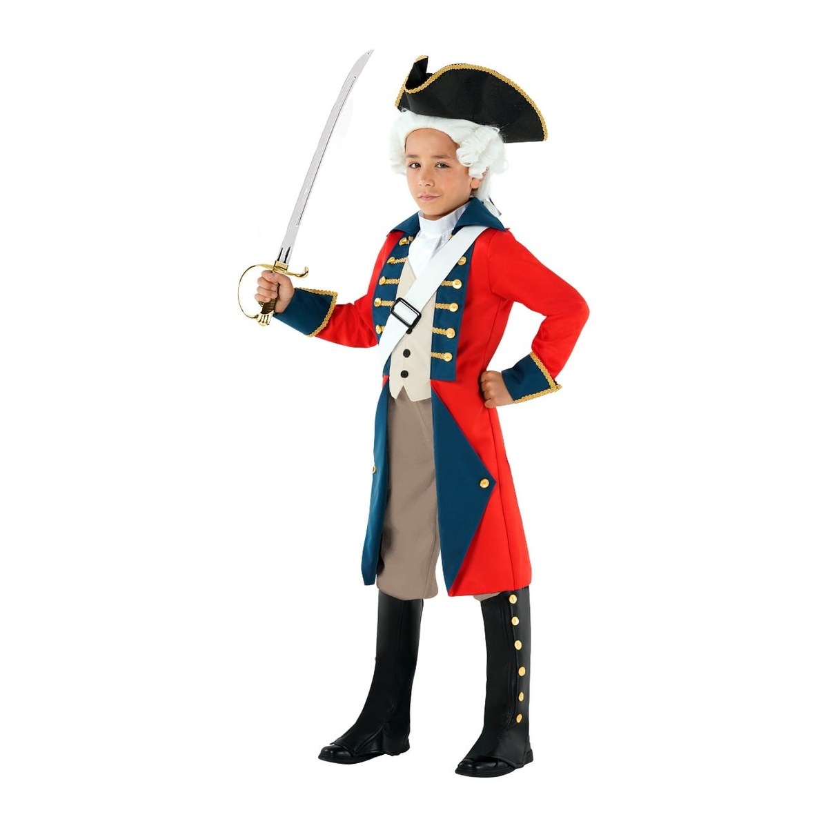 Kids Redcoat Soldier Costume