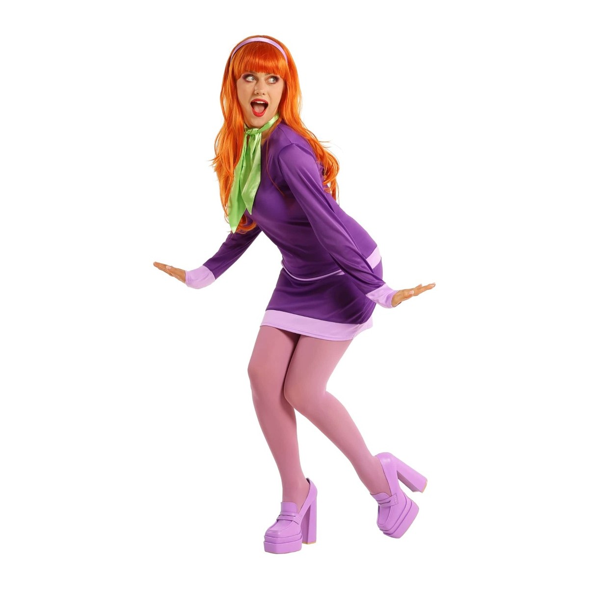 Women's Purple Cartoon Mystery Girl Costume