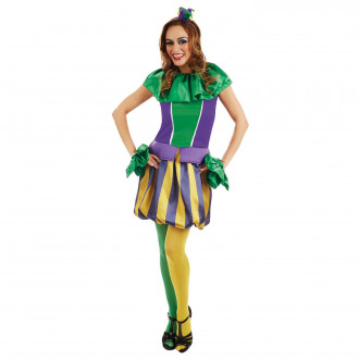 Womens Carnival Jester Costume