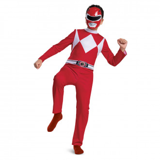 Kids Red Power Ranger Basic Costume