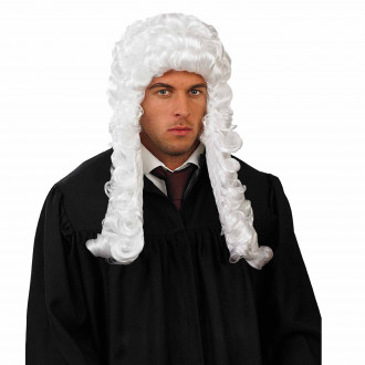 White Judge's Wig