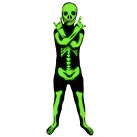 Kids Glow Skeleton Morphsuit