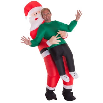 Inflatable Santa Costume Giant Pick Me Up