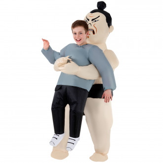 Kids Sumo Pick Me Up Inflatable Costume