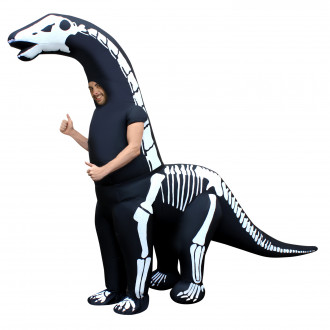 Giant Skeleton Dipolodocus Inflatable Costume