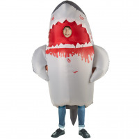 Kids Inflatable Big Mouth Shark Costume