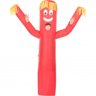 Kids Red Wavy Arm Guy Inflatable Costume