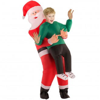 Kids Santa Pick Me Up Inflatable Costume