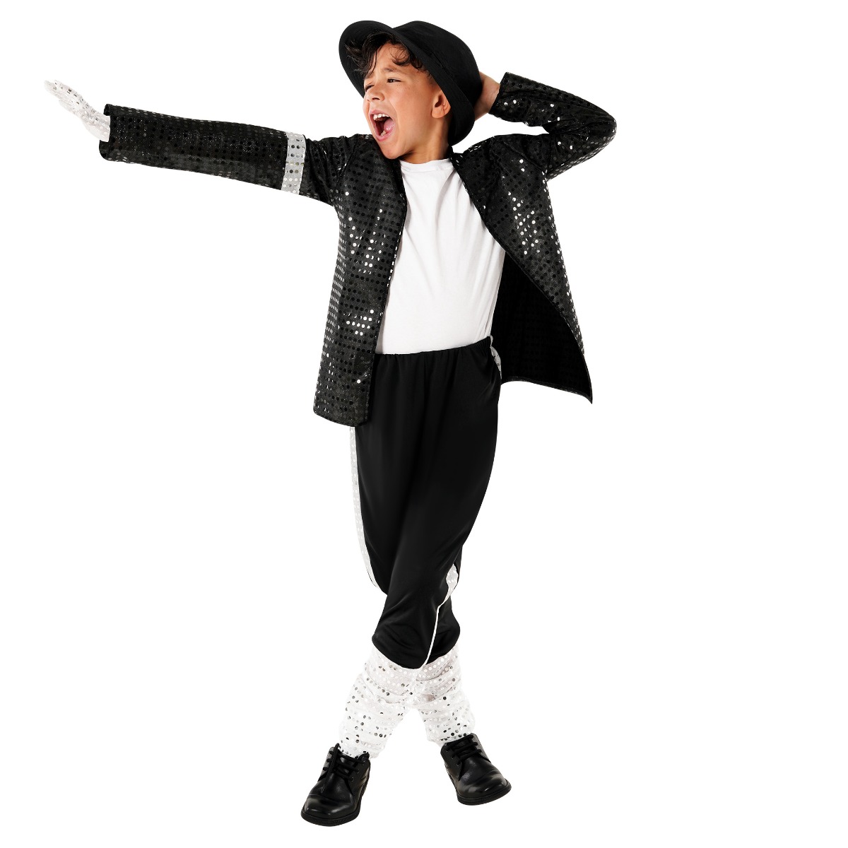 Kids King of Pop 80s Costume
