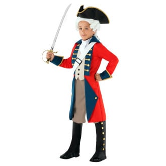 Kids Redcoat Soldier Costume
